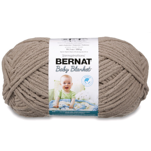24 Pack - Bernat Baby Blanket Big Ball Yarn 1/Pack-Baby Sand - 5A00215F-1G4D7 - 726465500076