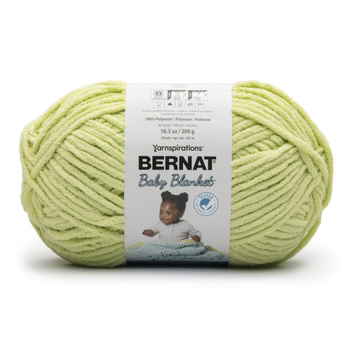 24 Pack - Bernat Baby Blanket Big Ball Yarn 1/Pack-Lemon Lime - 5A00216F-1G4DQ - 726465500120