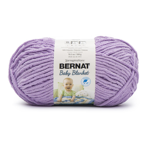 24 Pack - Bernat Baby Blanket Big Ball Yarn 1/Pack-Baby Lilac - 5A002158-1G4D8 - 726465500052