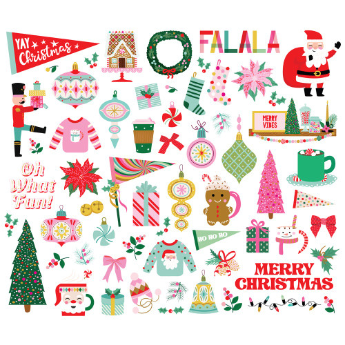 Hard Candy Christmas Bits & Pieces Die-Cuts-Elements - 5A0034TV-1H6DF