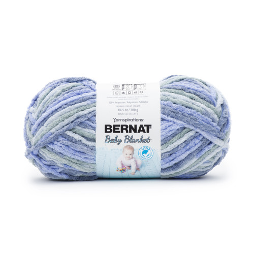 24 Pack - Bernat Baby Blanket Big Ball Yarn 1 Pack-Lovely Blue - 5A002K8N-1GLR4 - 726465300522 24 Pack - Bernat Baby Blanket Big Ball Yarn 1 Pack-Lovely Blue - 5A002K8N-1GLR4 - 726465300522