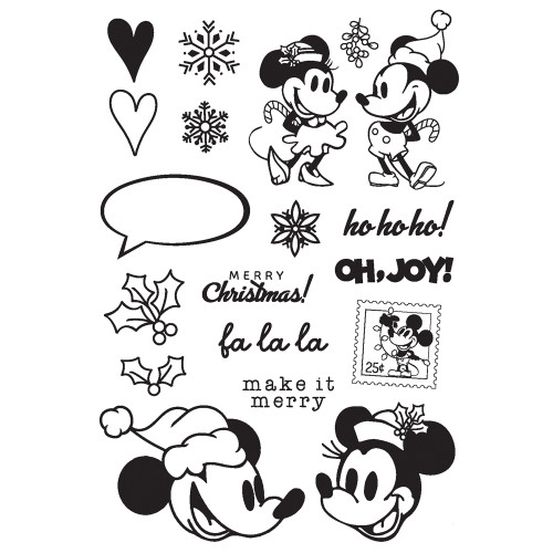 Simple Stories Photopolymer Stamps-Say Cheese Classic Mouse Christmas - 5A0034W3-1H6F1