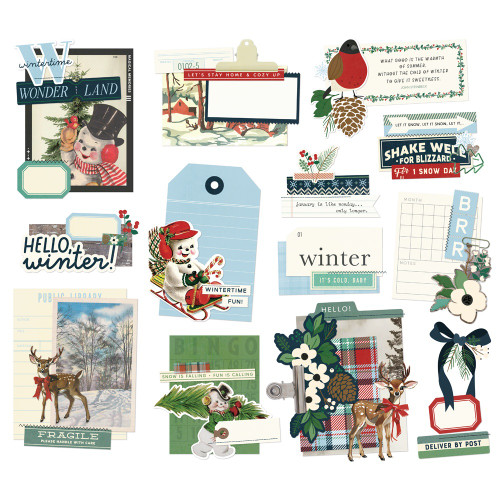 Simple Vintage Flannel Season Bits & Pieces Die-Cuts-Big - 5A0034Y6-1H6FH