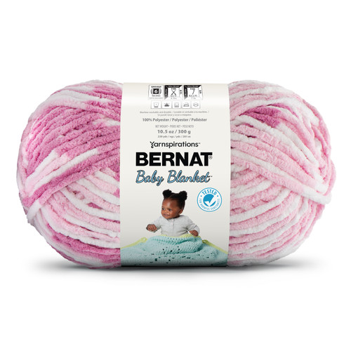 24 Pack - Bernat Baby Blanket Big Ball Yarn 1/Pack-Pink Dreams - 5A00214N-1G4DR - 726465500038 24 Pack - Bernat Baby Blanket Big Ball Yarn 1/Pack-Pink Dreams - 5A00214N-1G4DR - 726465500038