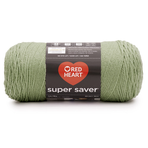 8 Pack - Red Heart Super Saver Yarn 3/Pack-Frosty Green - 5A00216K-1G4B6 - 726465500793