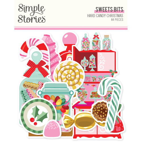 Hard Candy Christmas Bits & Pieces Die-Cuts-Sweets - 5A0034Y4-1H6G6 - 810191521136