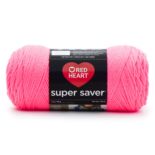 8 Pack - Red Heart Super Saver Yarn 3/Pack-Pretty N' Pink - 5A00215D-1G4B8