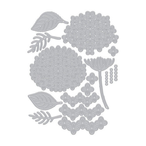 Hero Arts Die Set-Layered Hydrangea - 5A00351X-1H6KJ Hero Arts Die Set-Layered Hydrangea - 5A00351X-1H6KJ