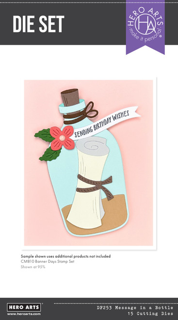 Hero Arts Die Set-Message In A Bottle - 5A00352N-1H6KM - 085700948975
