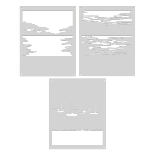 Hero Arts Color Layering Stencils-Harbor - 5A00353G-1H6KG