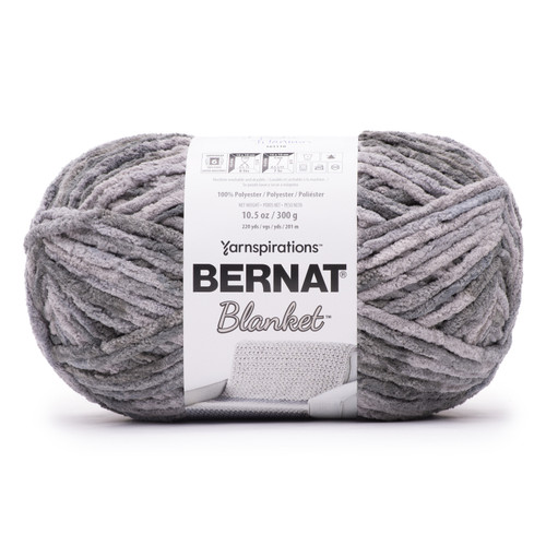 12 Pack - Bernat Blanket Big Ball Yarn 2 Pack-Ashen Titanium - 5A002K60-1GLNQ