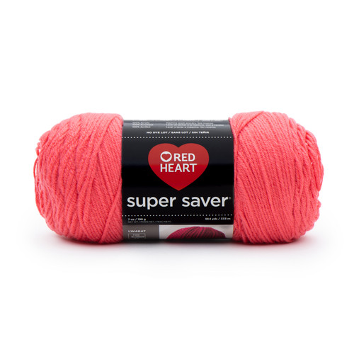 8 Pack - Red Heart Super Saver Yarn 3 Pack-Flamingo - 5A002K94-1GLN9
