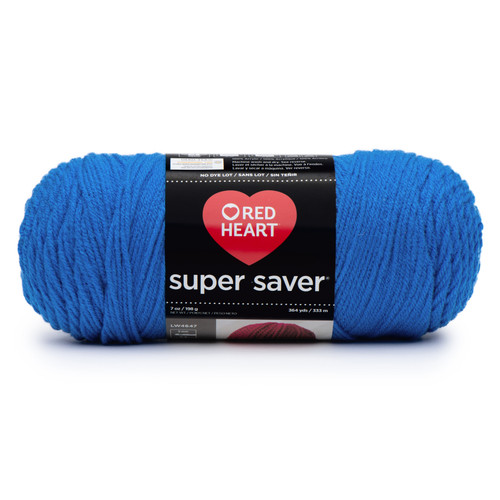 8 Pack - Red Heart Super Saver Yarn 3/Pack-Blue - 5A002166-1G4BV