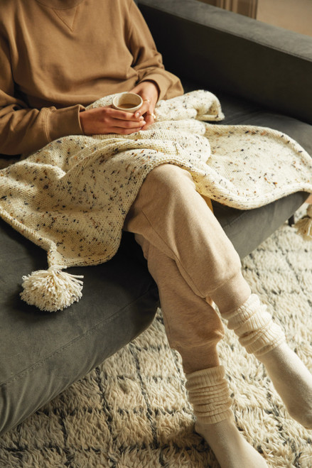 DMC Mindful Making Knit Kit-Quiet Time Blanket 5A0034F6-1H634