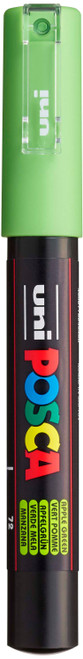 POSCA 1M Paint Marker X-Fine Bullet Tip .7mm-Apple Green - 5A00315G-1H2RV