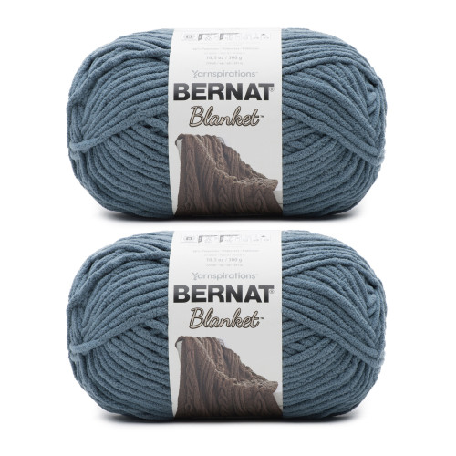 12 Pack - Bernat Blanket Big Ball Yarn 2 Pack-Stormy Green - 5A002K8Q-1GLNV - 726465300850