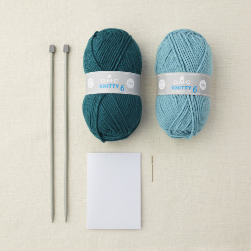 DMC Mindful Making Knit Kit-Serene Scarf - 5A0034FW-1H63B
