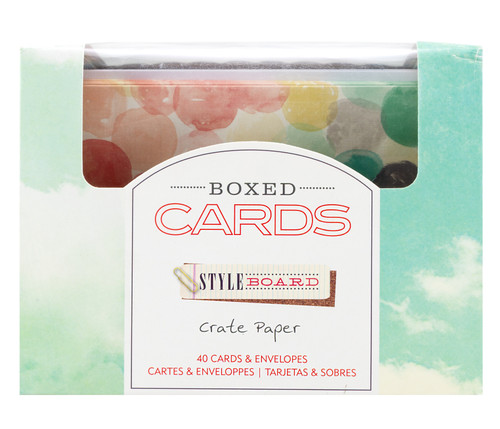 Crate Paper A2 Cards W/Envelopes (4.375"X5.75") 40/Box-Styleboard - 369619 - 718813696197