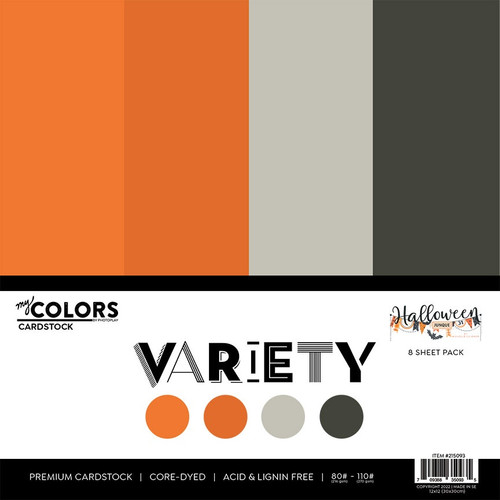 PhotoPlay Cardstock Variety Pack 8/Pkg-Halloween Junque - 5A003485-1H5YH - 709388350935