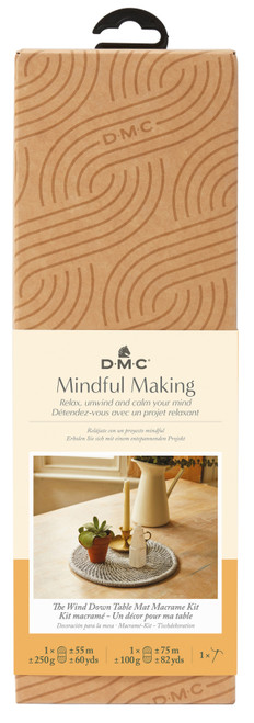 DMC Mindful Making Crochet Kit-Wind Down Table Mat - 5A0034F9-1H63N - 3357995018792