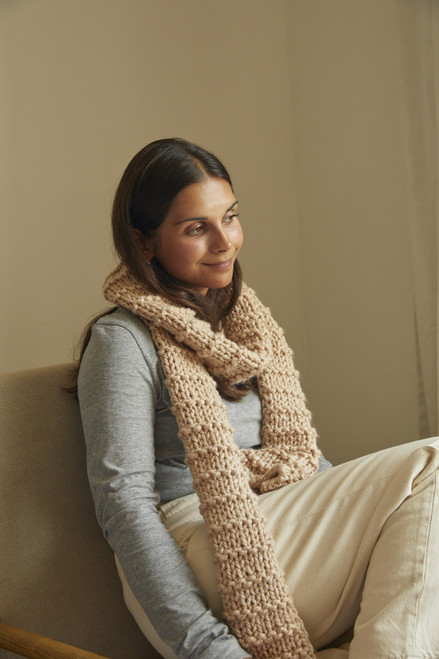 DMC Mindful Making Knit Kit-Snuggle Scarf - 5A0034FQ-1H63R DMC Mindful Making Knit Kit-Snuggle Scarf - 5A0034FQ-1H63R