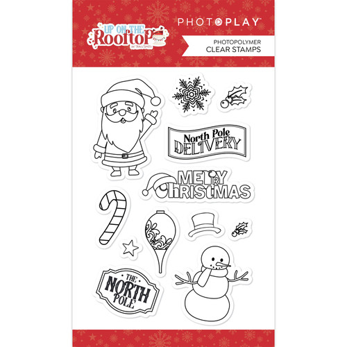 PhotoPlay Photopolymer Clear Stamps-Up On The Rooftop - 5A0034M8-1H69B - 709388351031