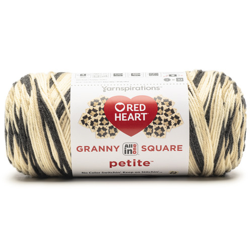 Red Heart All In One Granny Square Petite Yarn-Linen - 5A002X8L-1GY6T - 073650095528