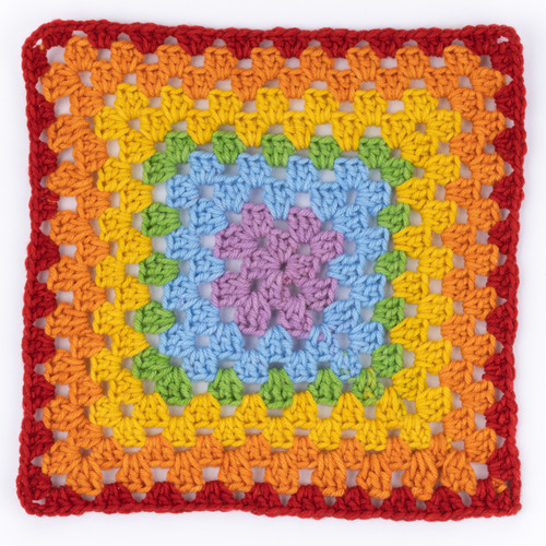 Red Heart All In One Granny Square Grande Yarn-Full Spectrum - 5A002X8R-1GY69 - 073650096082