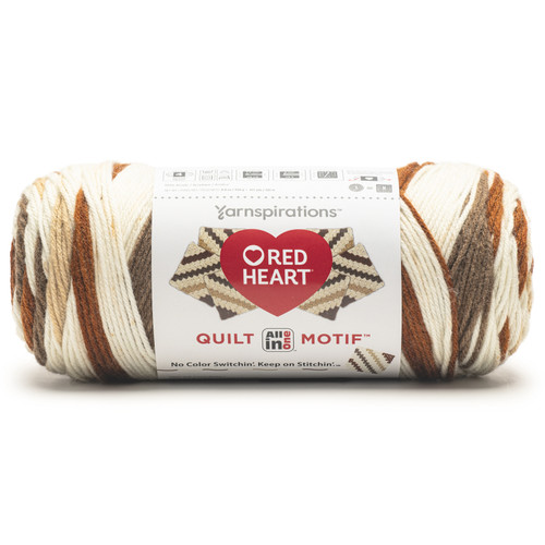 Red Heart All In One Quilt Motif Yarn-Roots - 5A002X8M-1GY7N - 073650098215