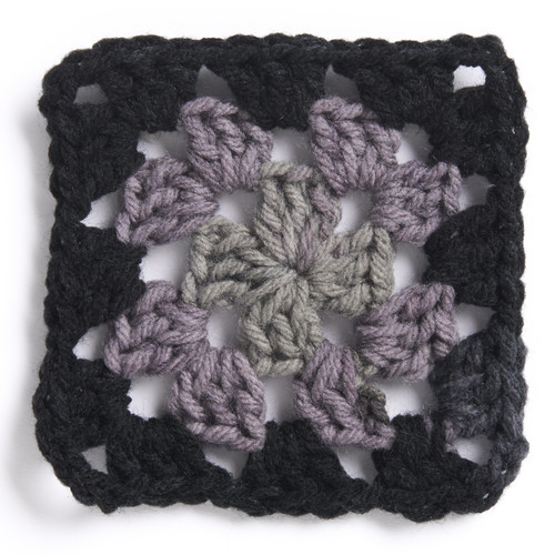 Red Heart All In One Granny Square Petite Yarn-Darkside - 5A002X8L-1GY7M