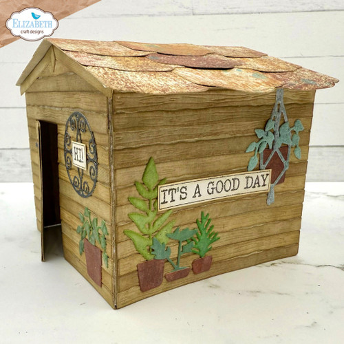 Elizabeth Craft Metal Die-In The Garden Shed - 5A0034JX-1H66T Elizabeth Craft Metal Die-In The Garden Shed - 5A0034JX-1H66T