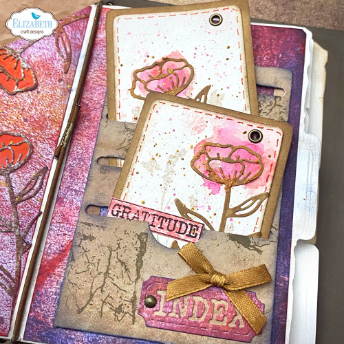Elizabeth Craft Metal Die-Floral Slots File Folder - 5A0034JM-1H66W