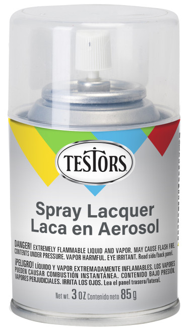 Testors Spray Lacquer 3oz-Clear Gloss - TLACCOTE-1261 - 075611126104 Testors Spray Lacquer 3oz-Clear Gloss - TLACCOTE-1261 - 075611126104