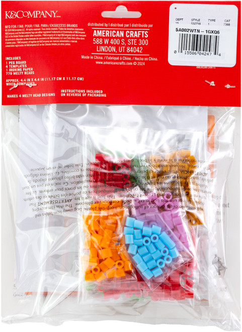 KCO Melty Bead Kit 4/Pkg-Holiday 5A002WTN-1GXQ6 - 015586042474