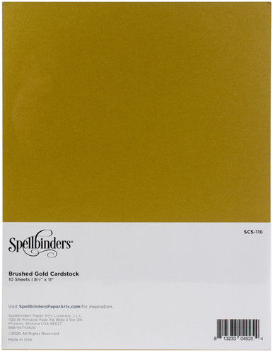 Spellbinders Color Essentials Cardstock 8.5X11 10/Pkg-Mirror