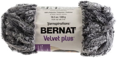 Bernat Velvet Plus Yarn-Vapor Gray 161256-56003 - GettyCrafts