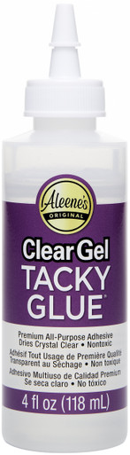 Aleene's Clear Gel Tacky Glue 4oz