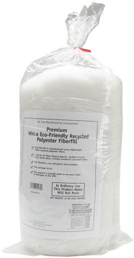 Air Lite Eco-Friendly Recycled Polyester Fiberfill-White 20oz 520