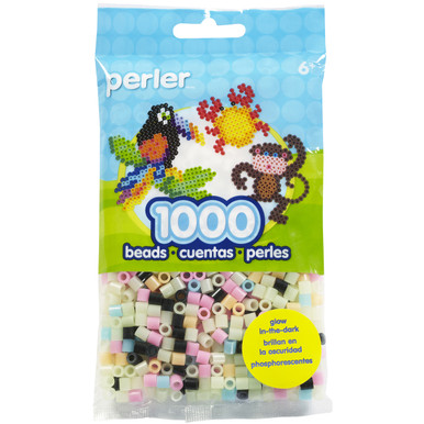 Perler Beads 1,000/Pkg-Glow Mix PBB80-19-19067