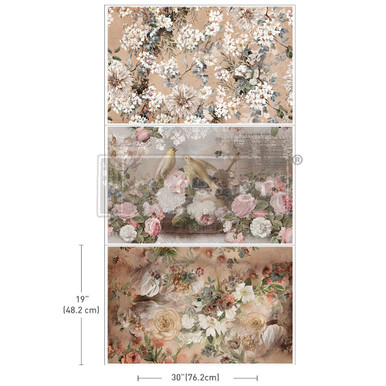 Redesign with Prima Decoupage Rice Paper | Floral Sweetness