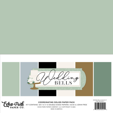 Echo Park Wedding Bells 12x12 Elements Cardstock Stickers (BL335014)