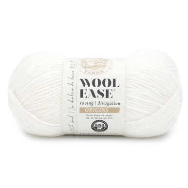 3 Pack Lion Brand Wool-Ease Roving Origins Yarn-Cream 647-098 - GettyCrafts