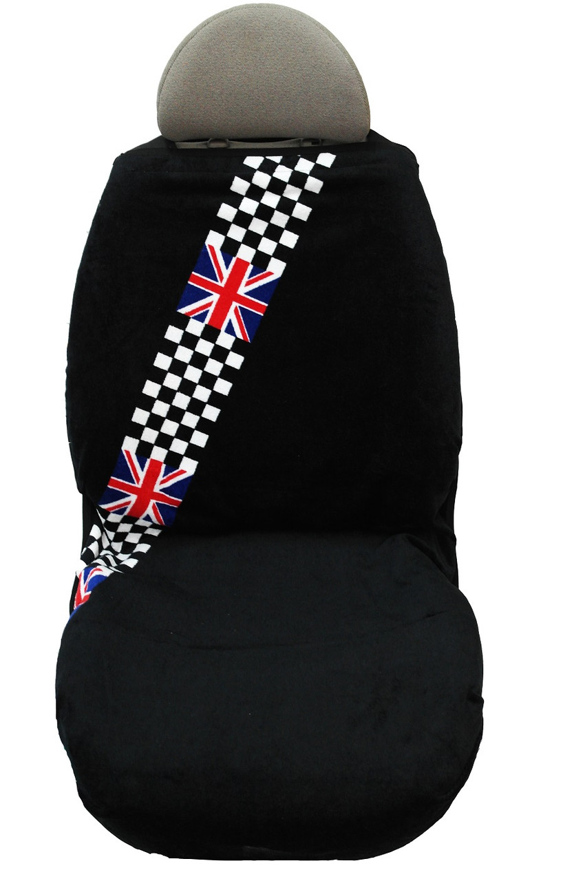 Union Jack Checkered Silicone Cup Holder Coaster For MINI Cooper – 1 Piece, Multiple Colors