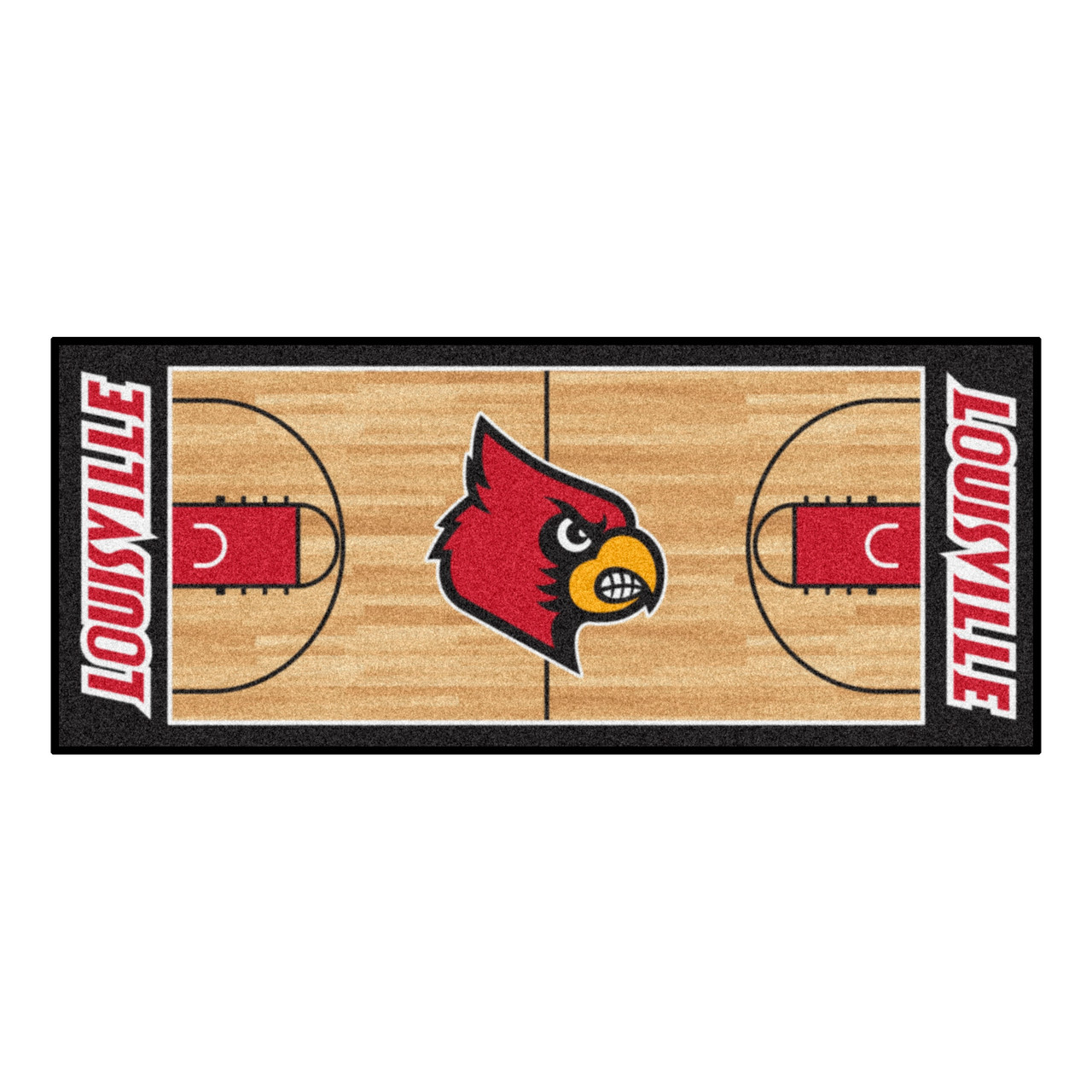 Officially Licensed NCAA Louisville Cardinals Football Rug