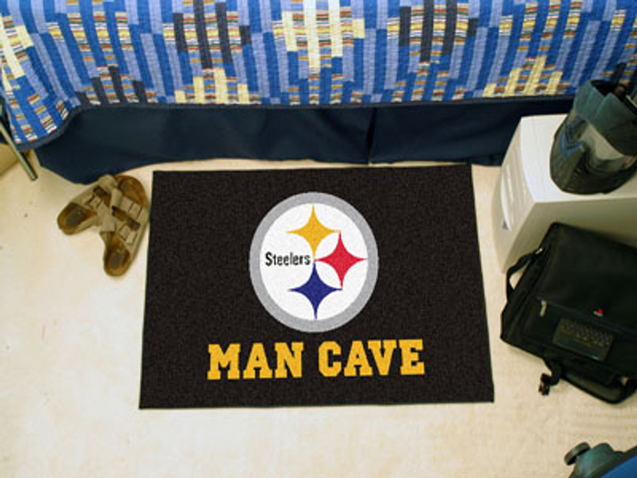 NFL - Pittsburgh Steelers Man Cave Starter Rug 19