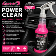 Lane’s Power Clean Auto Vinyl Cleaner – The First Choice of Auto Detailers and Dealers