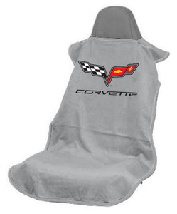 Corvette C6 Gray Seat Towel