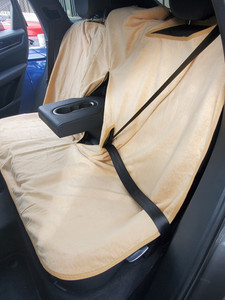 Tan Rear Seat Cover Towel Tan Rear Seat Cover Towel