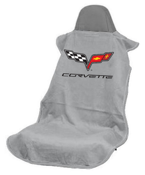 Corvette C6 Gray Seat Towel
