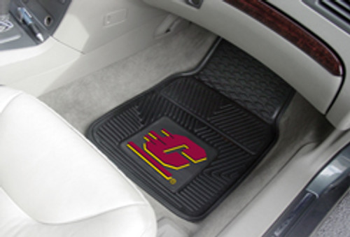 Central Michigan Univ Chippewas 2pc Heavy Duty Vinyl Car Floor Mat